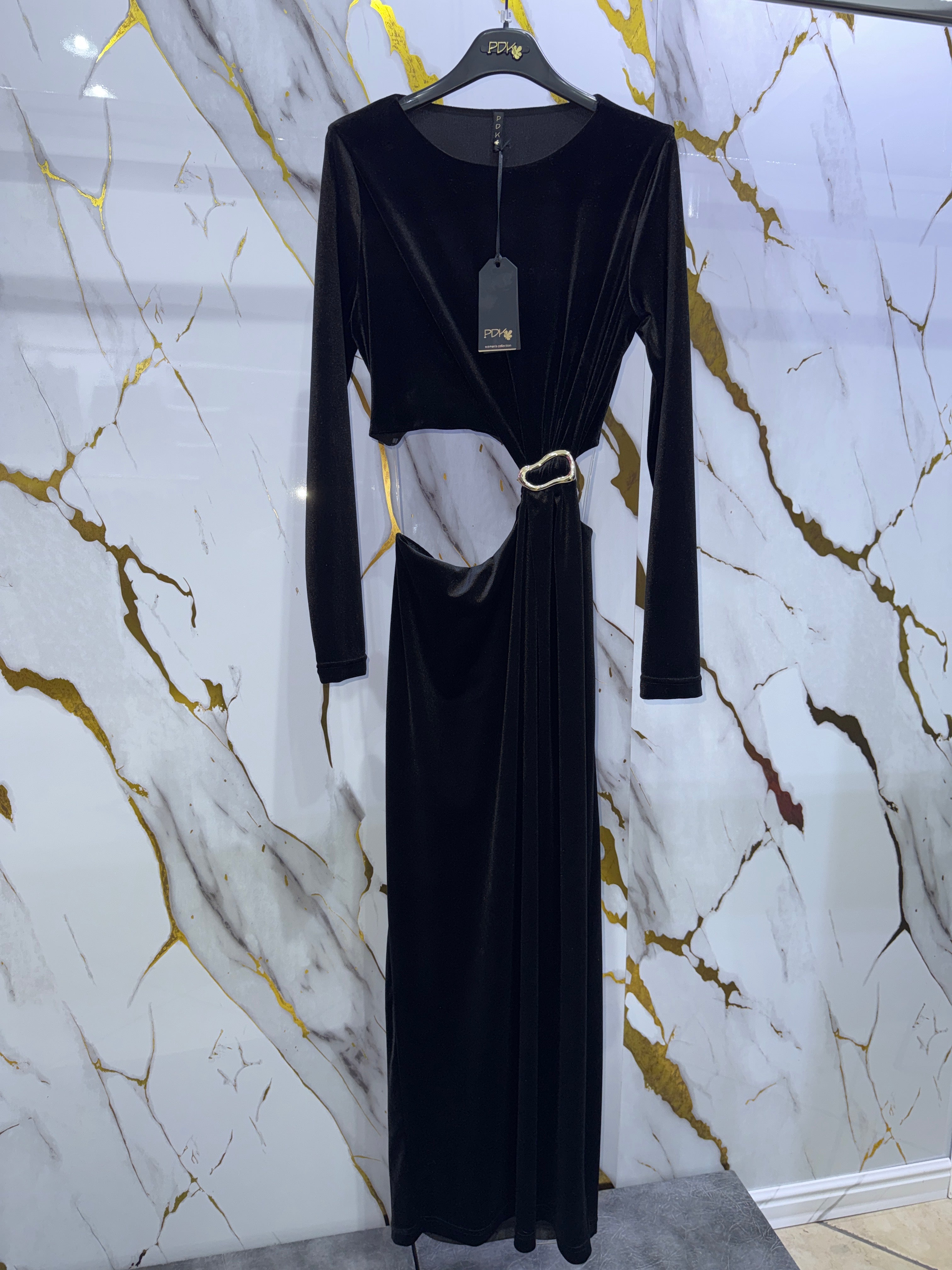 Abito in velluto Pdk