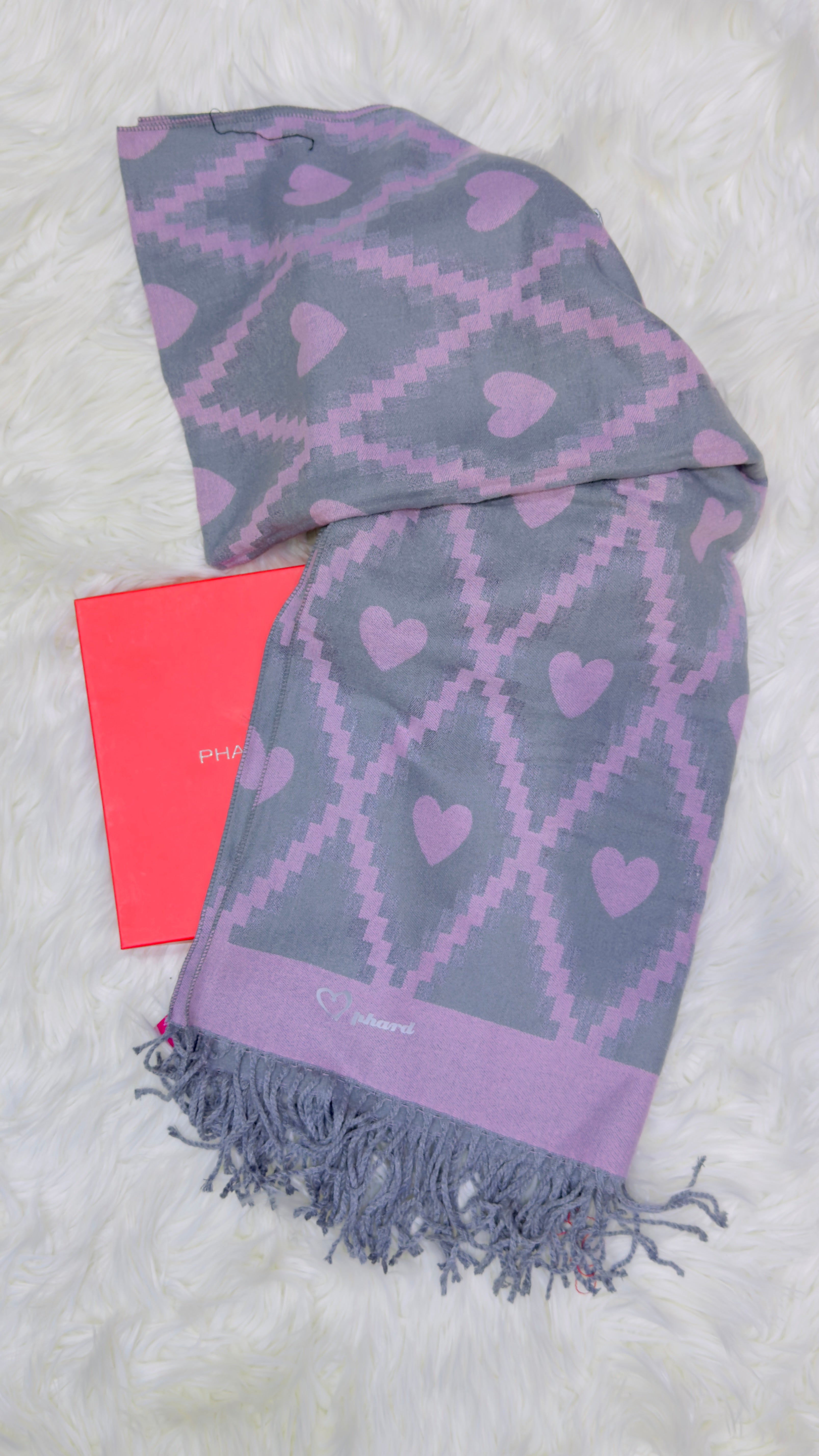 Sciarpa Phard misura grande con scatola regalo