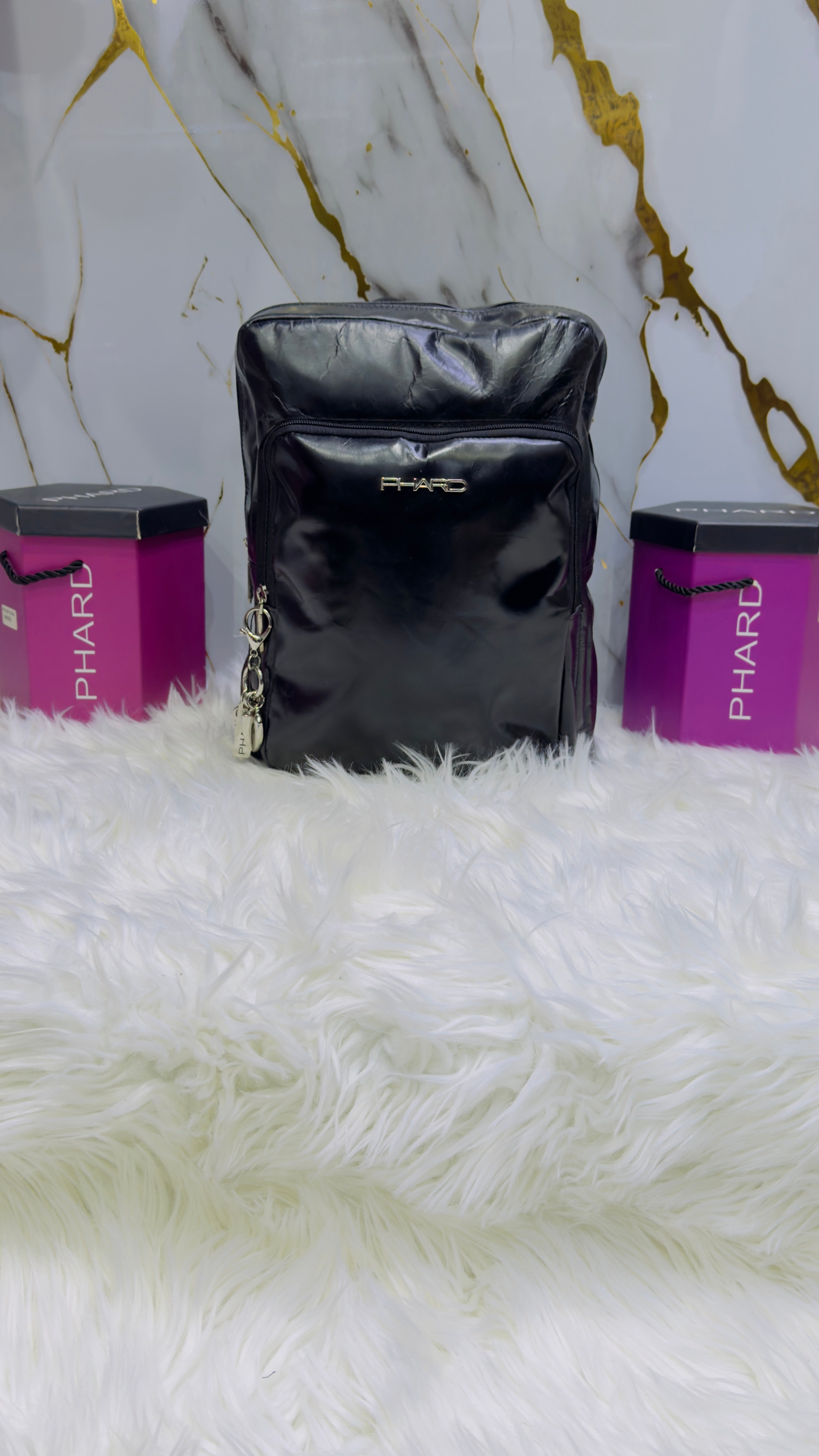 Zaino Phard in vera pelle