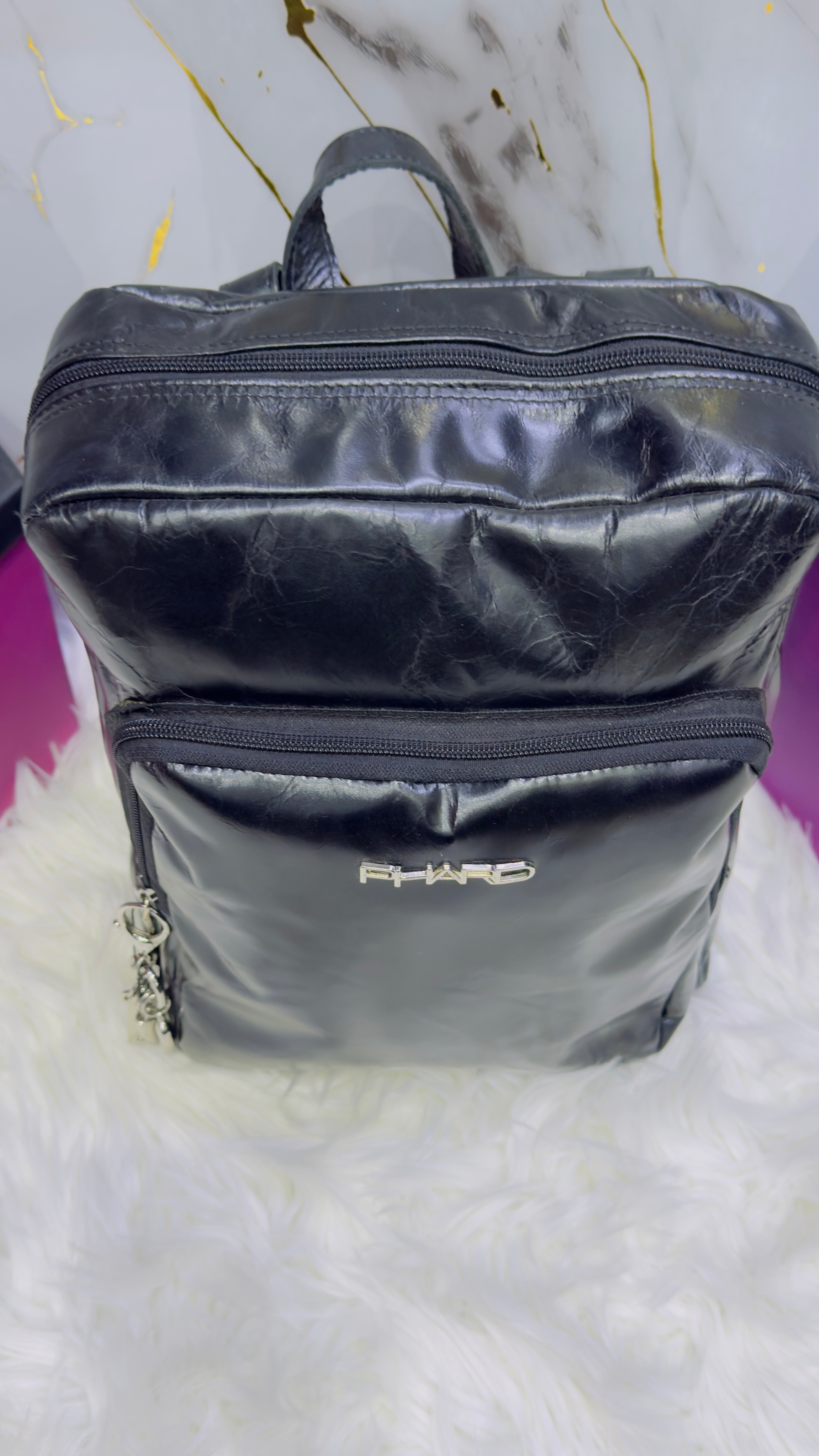 Zaino Phard in vera pelle