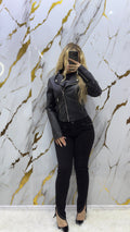 Jeans Pdk skinny elasticizzato con apertura caviglia