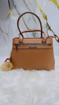 Borsa Phard in ecopelle cuoio misura media