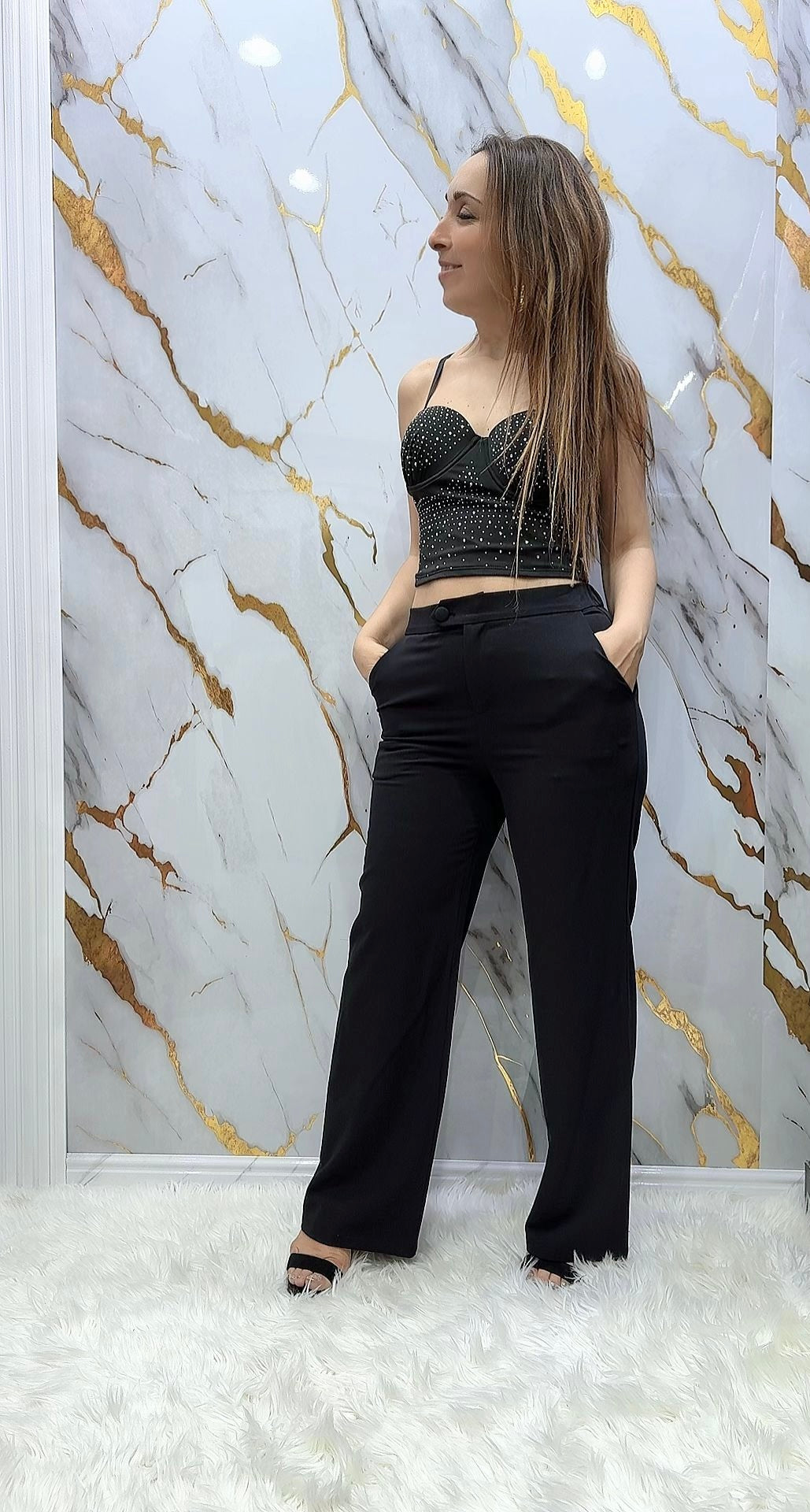 Pantalone a palazzo tasca america