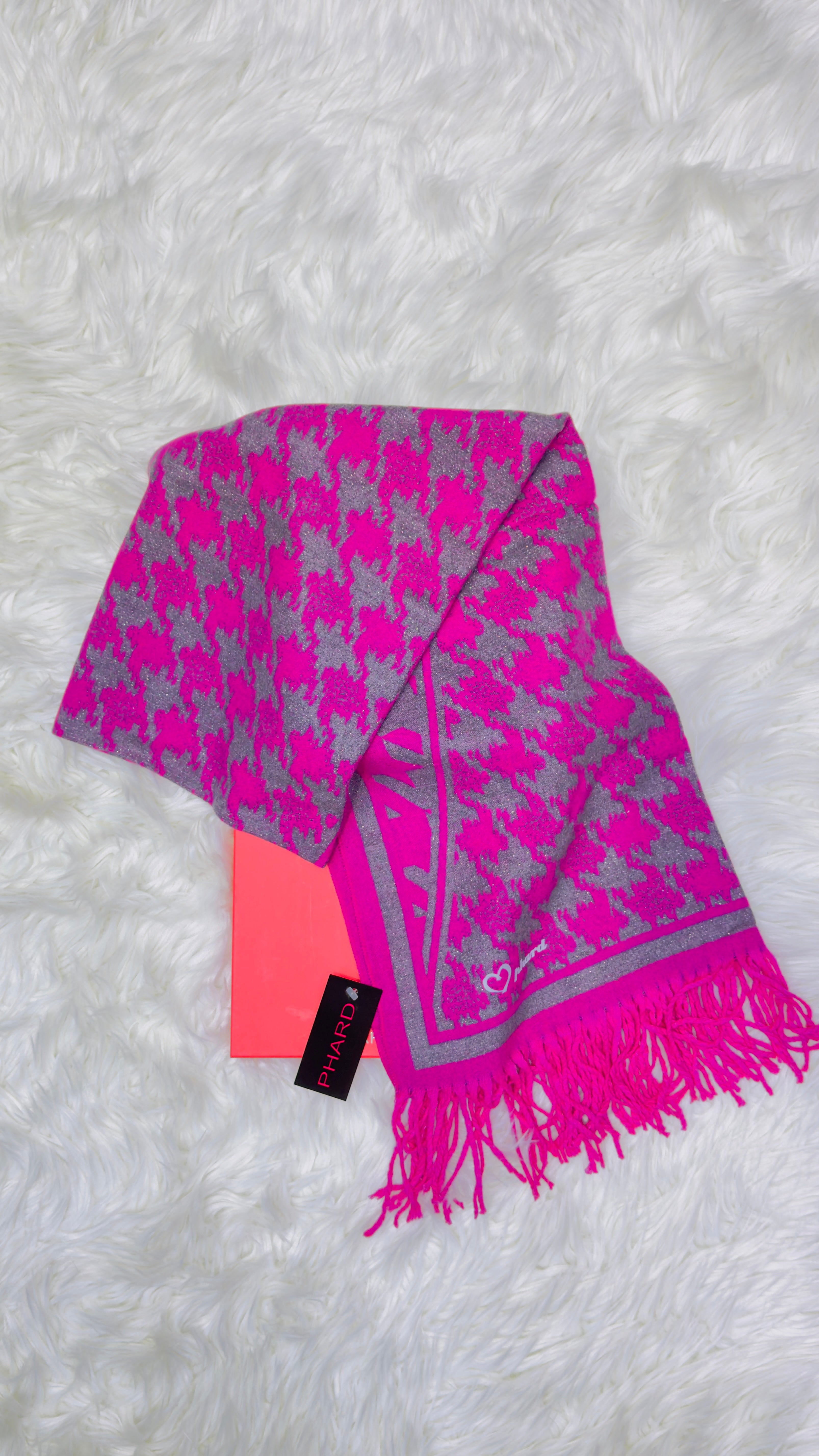 Sciarpa Phard Lurex misura grande con scatola