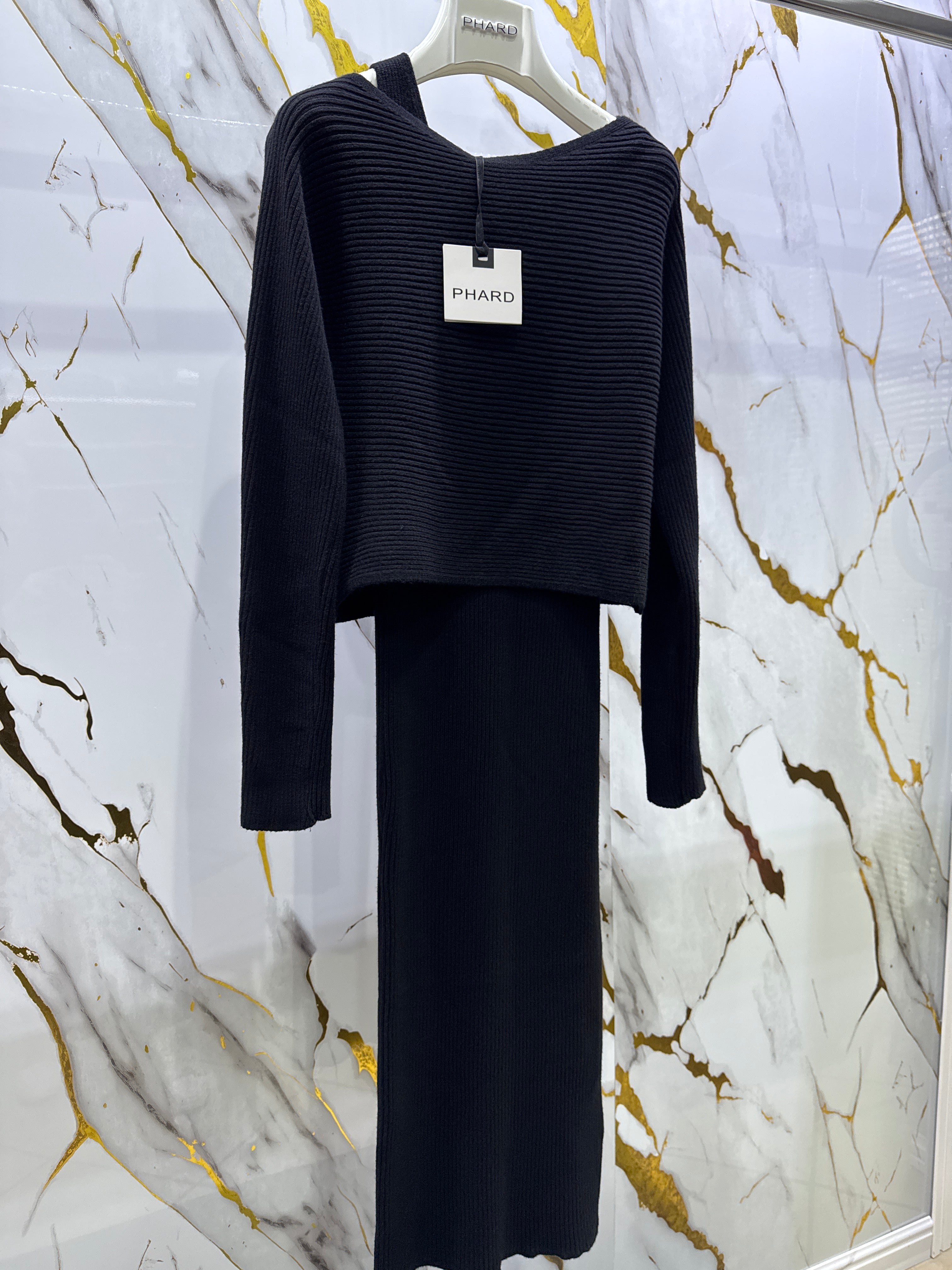 Coordinato Phard 2 pezzi abito e maglia