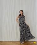 Abito Phard Multichiffon Zebra Print