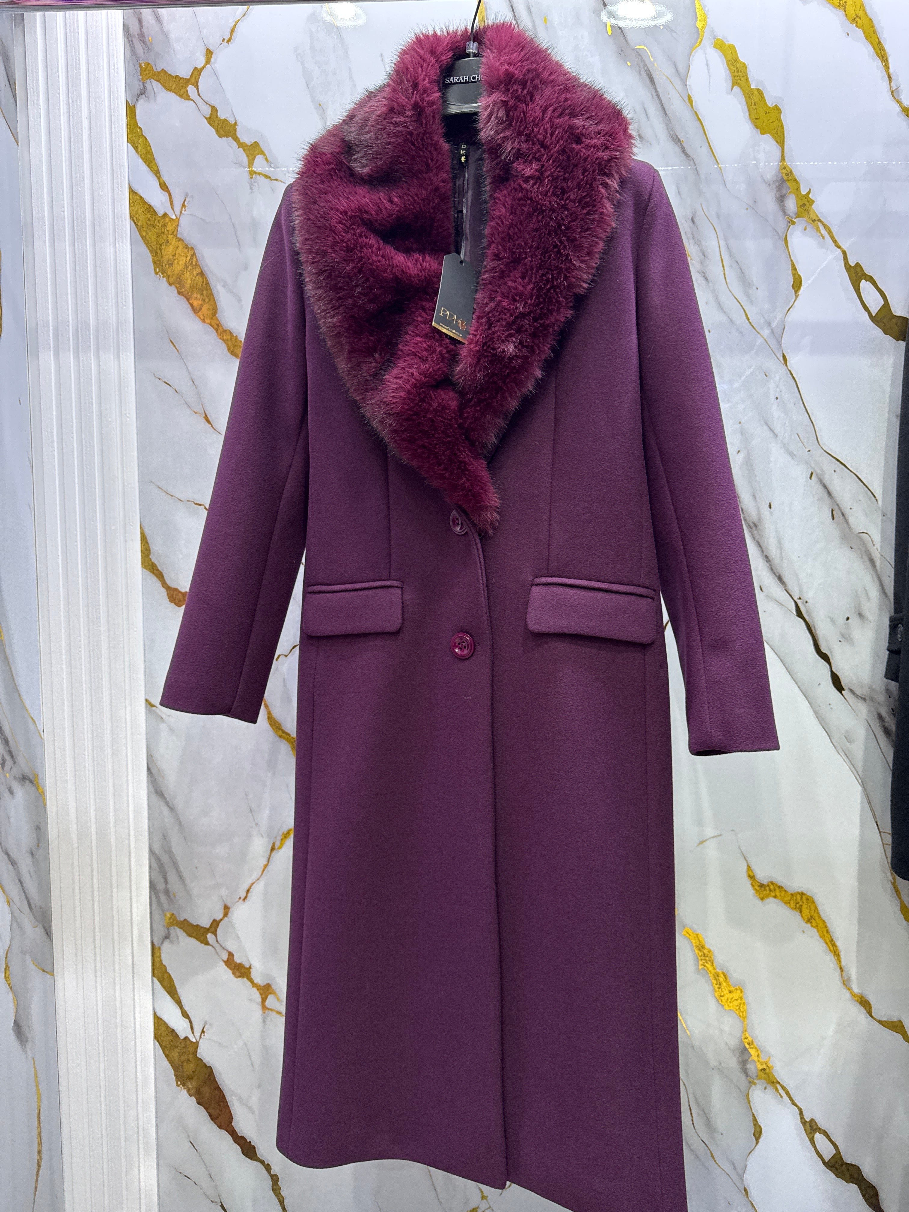 Cappotto con pelliccia pdk