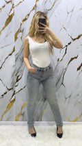 Top Jeans skinny elasticizzato
