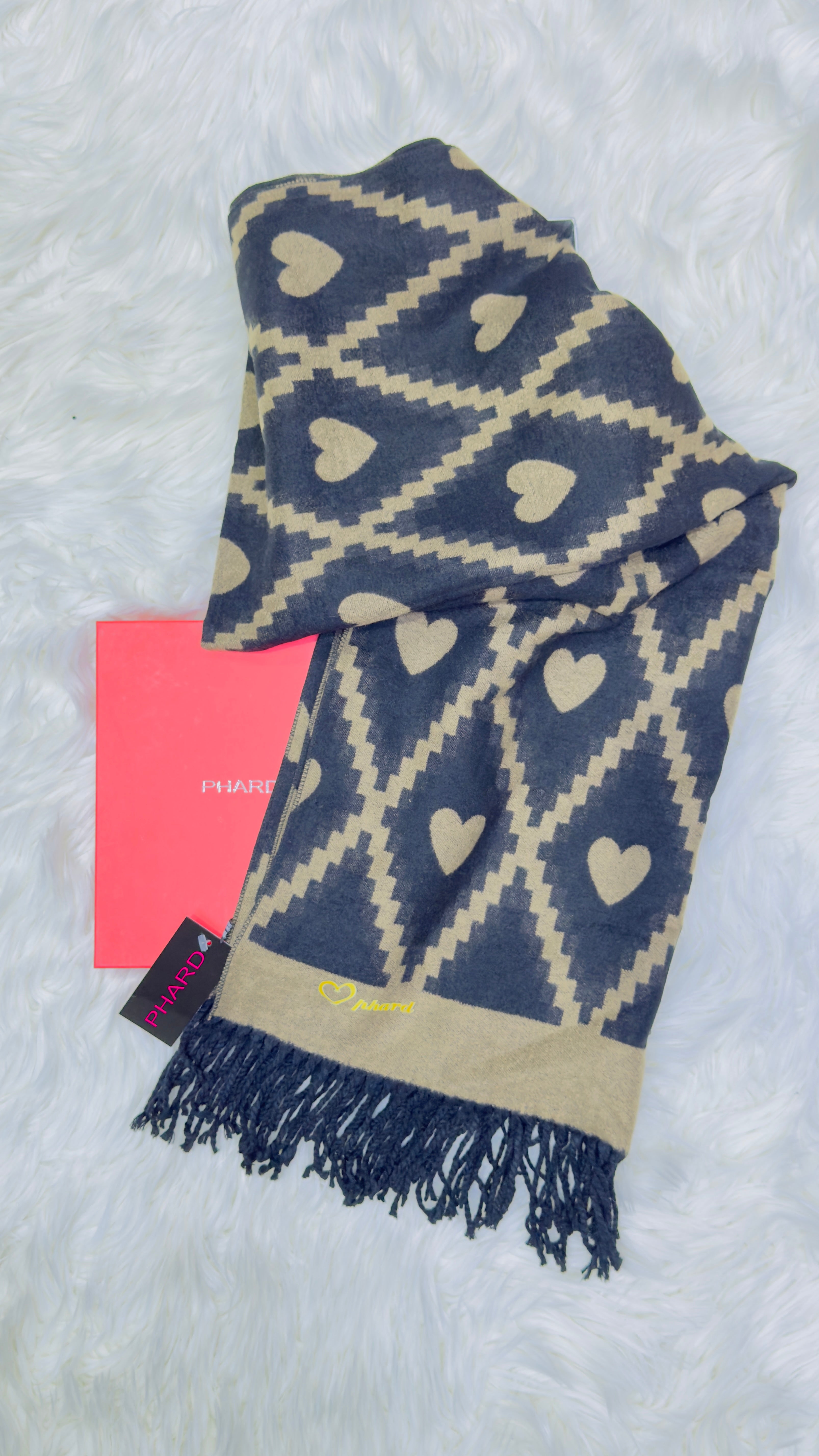 Sciarpa Phard misura grande con scatola regalo