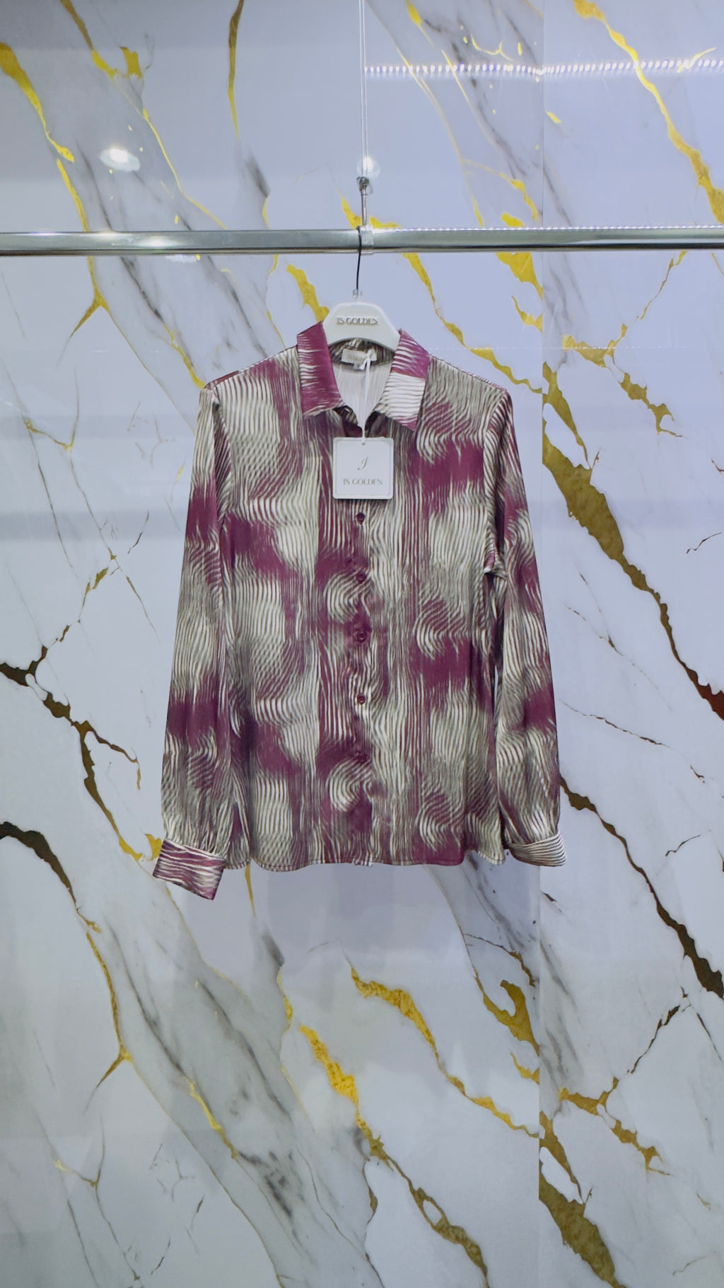 Camicia in rasatello Isi fantasia