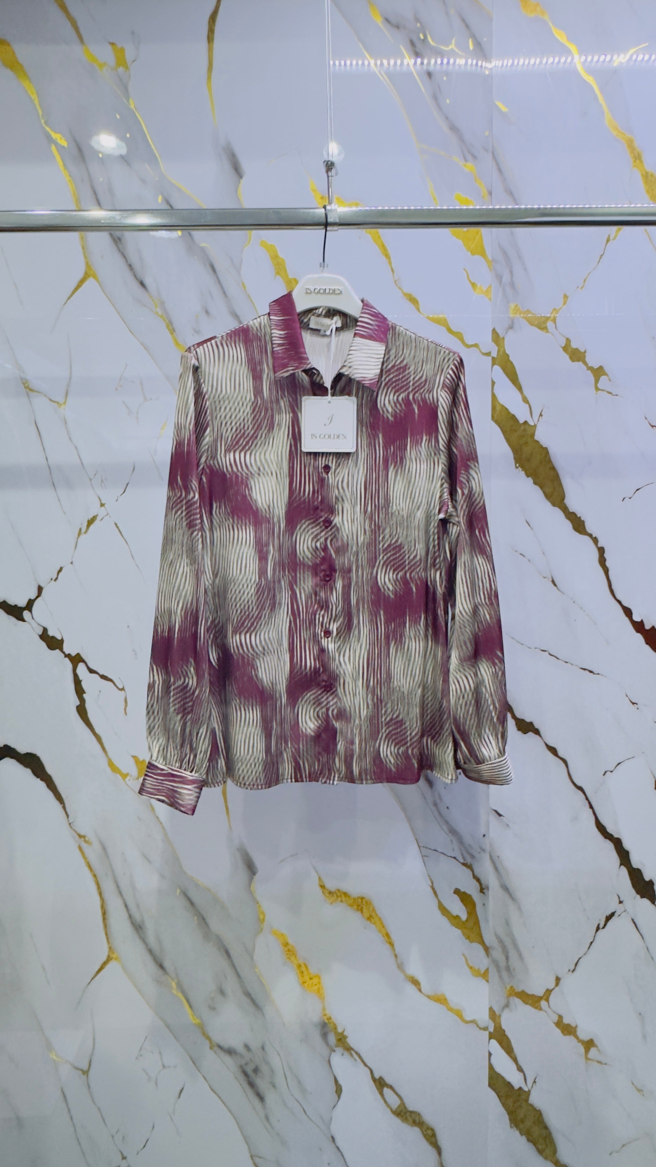 Camicia in rasatello Isi fantasia