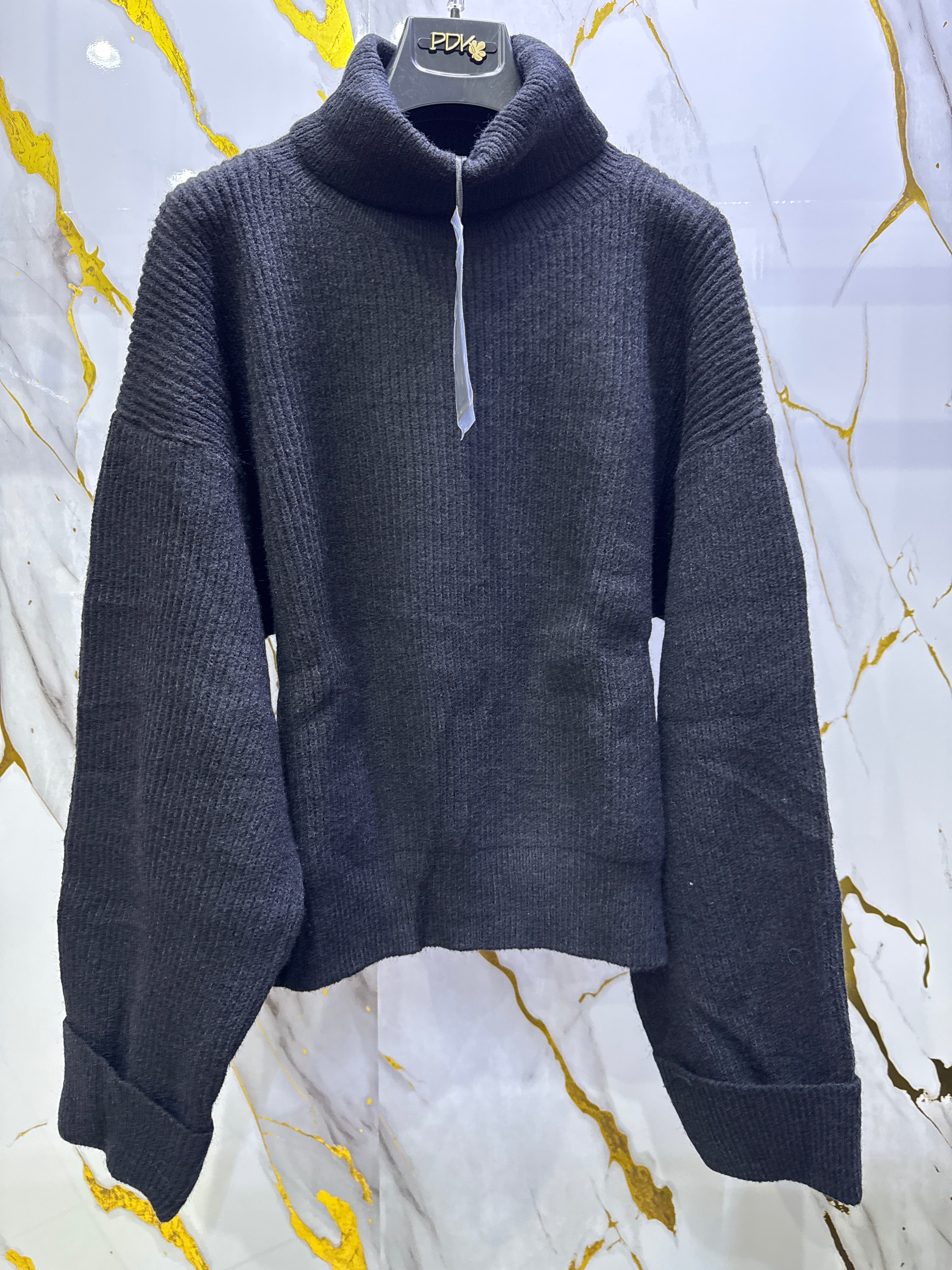 Maglione Pdk con piega su polsino