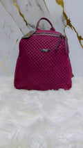 Zaino Phard in ecopelle bordeaux