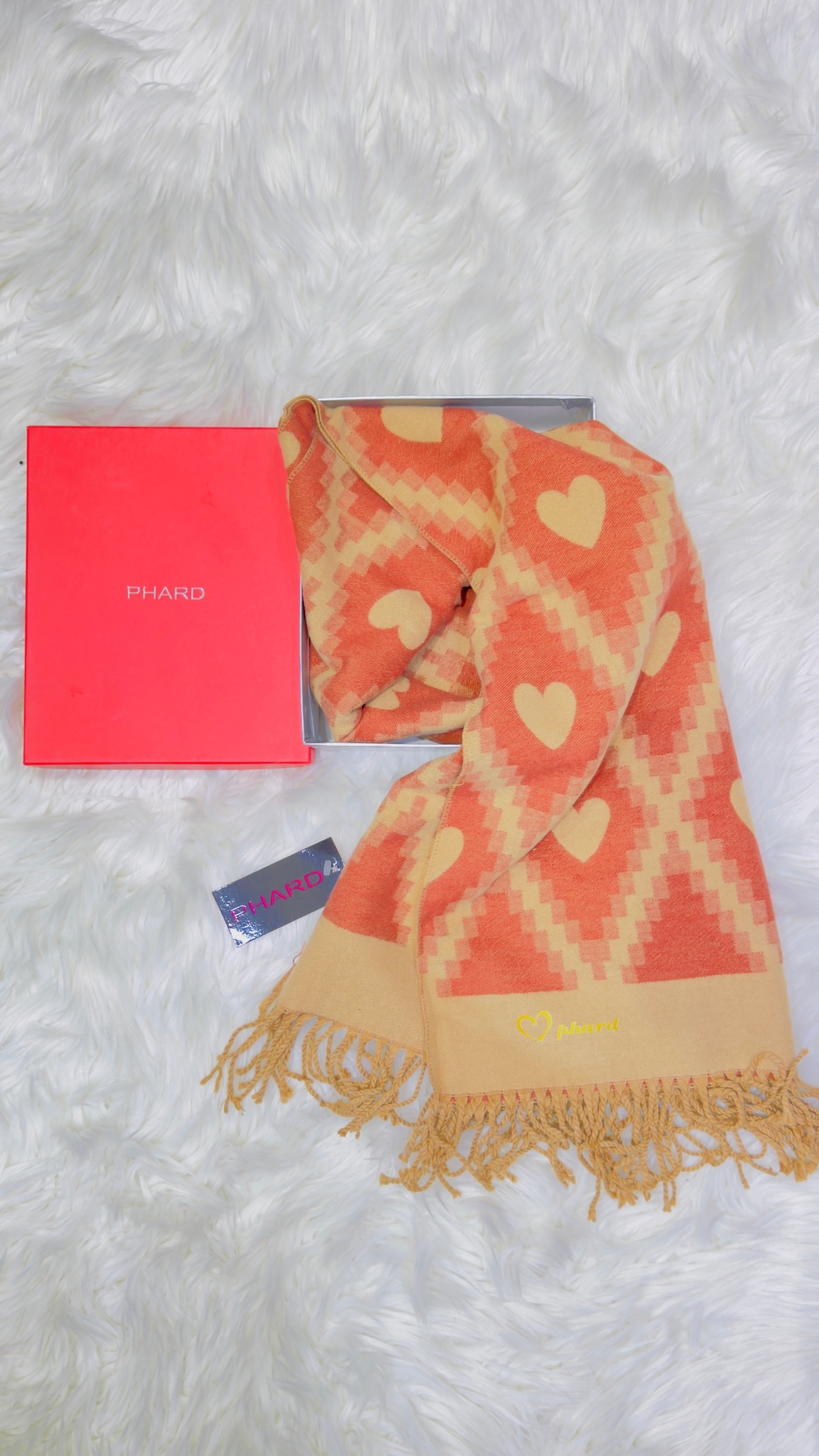Sciarpa Phard misura grande con scatola regalo