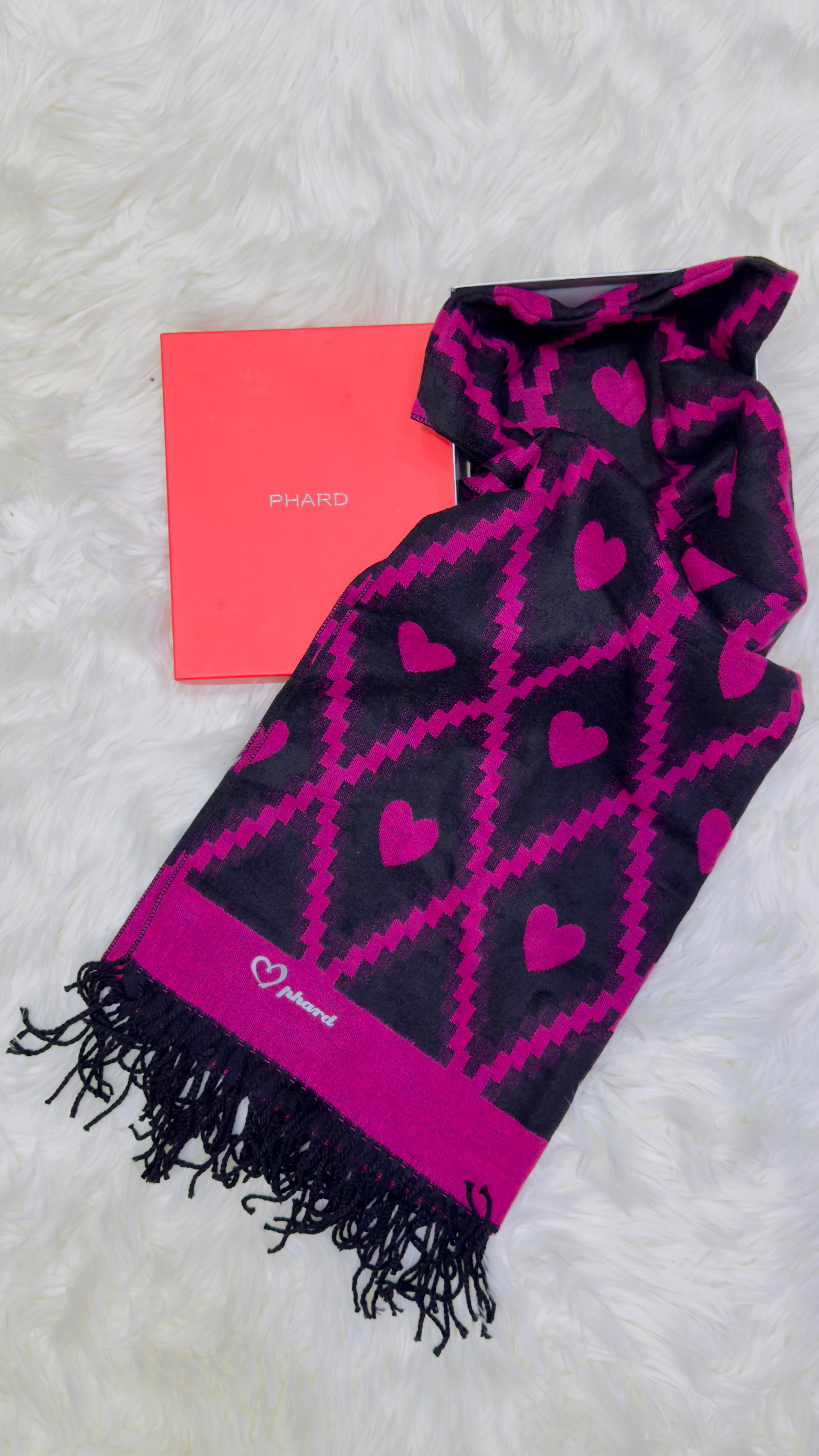 Sciarpa Phard misura grande con scatola regalo