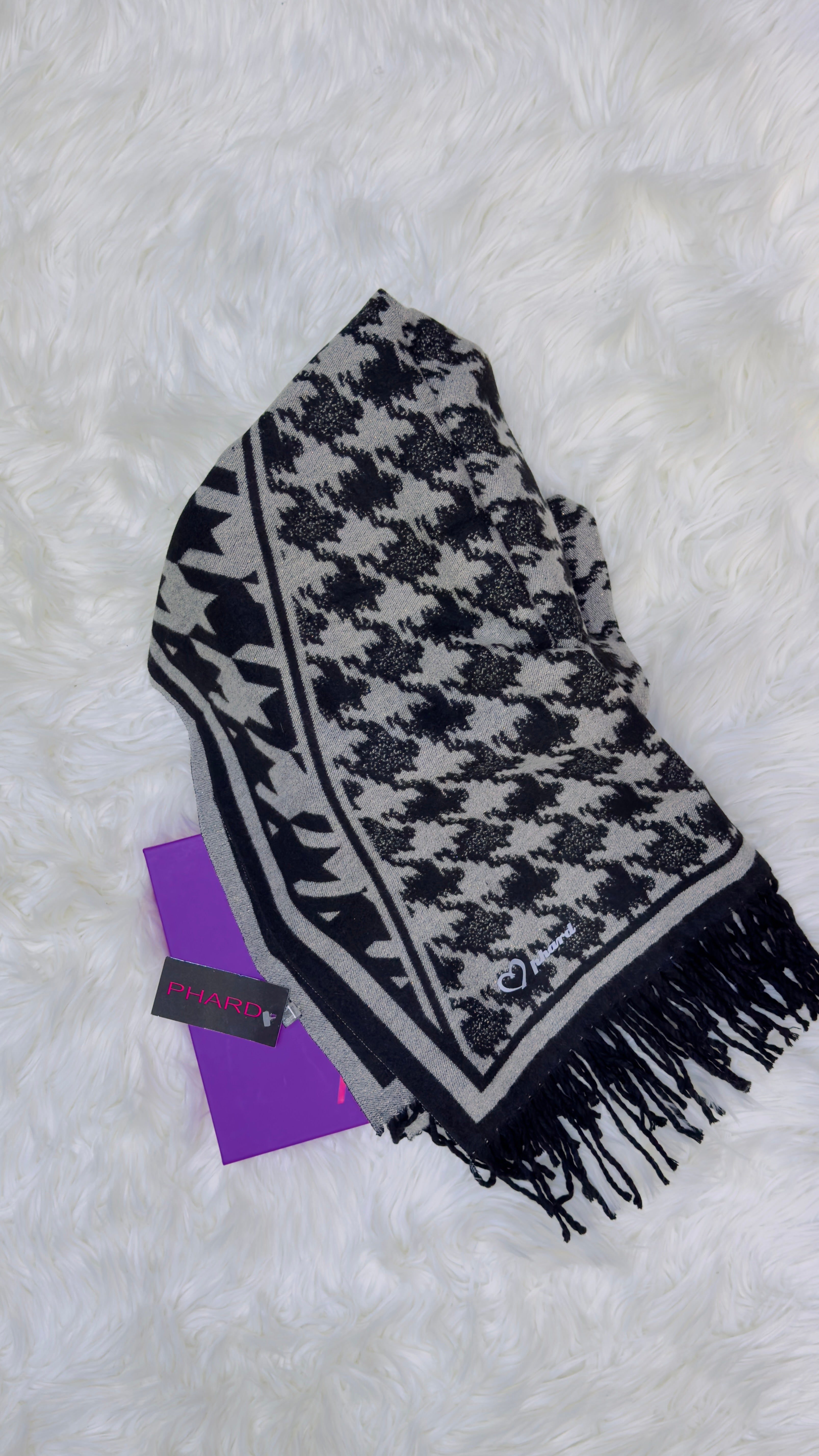 Sciarpa Phard Lurex misura grande con scatola