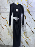 Abito in Lycra con fibbia di strass Phard