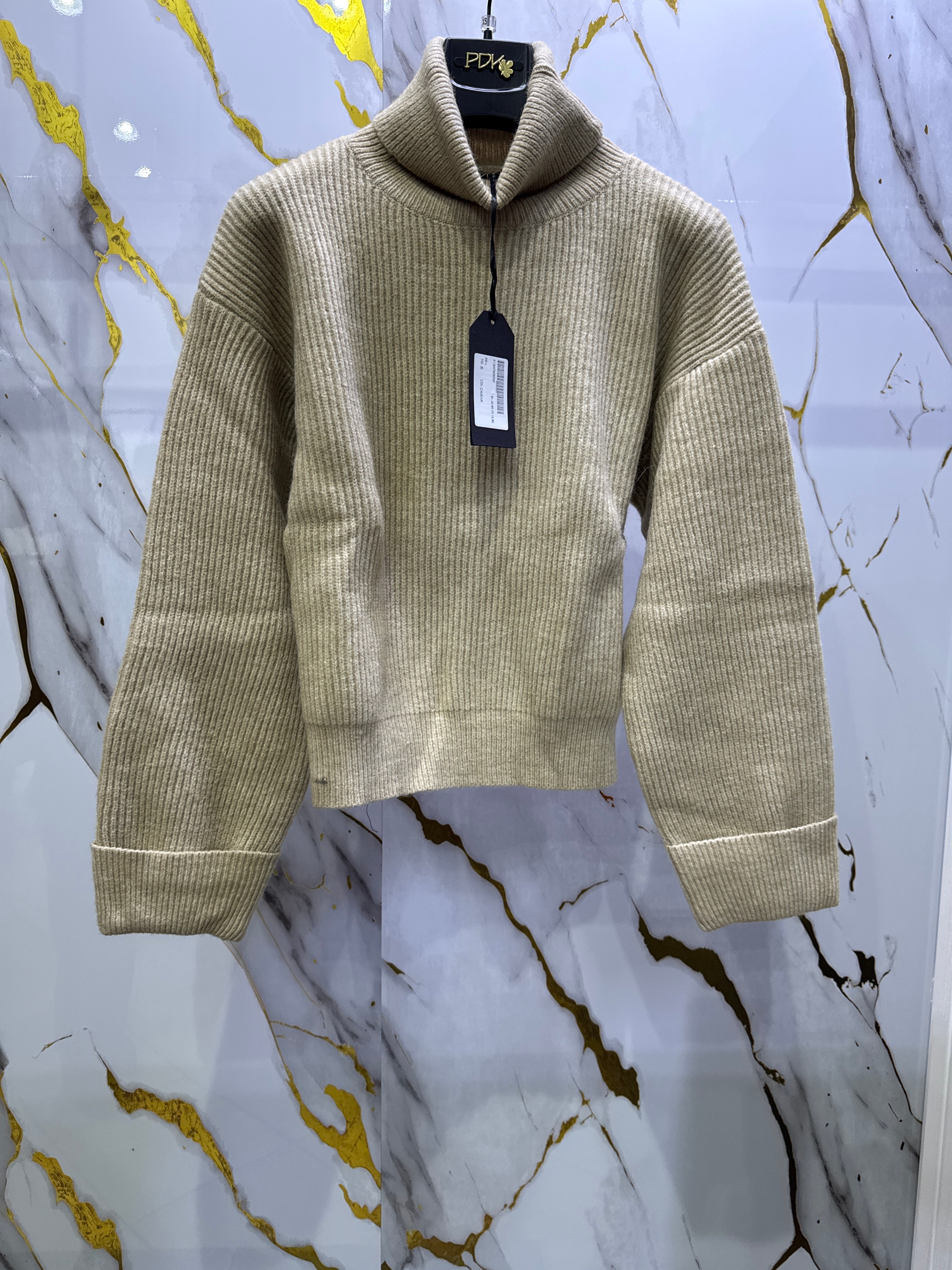 Maglione Pdk con piega su polsino