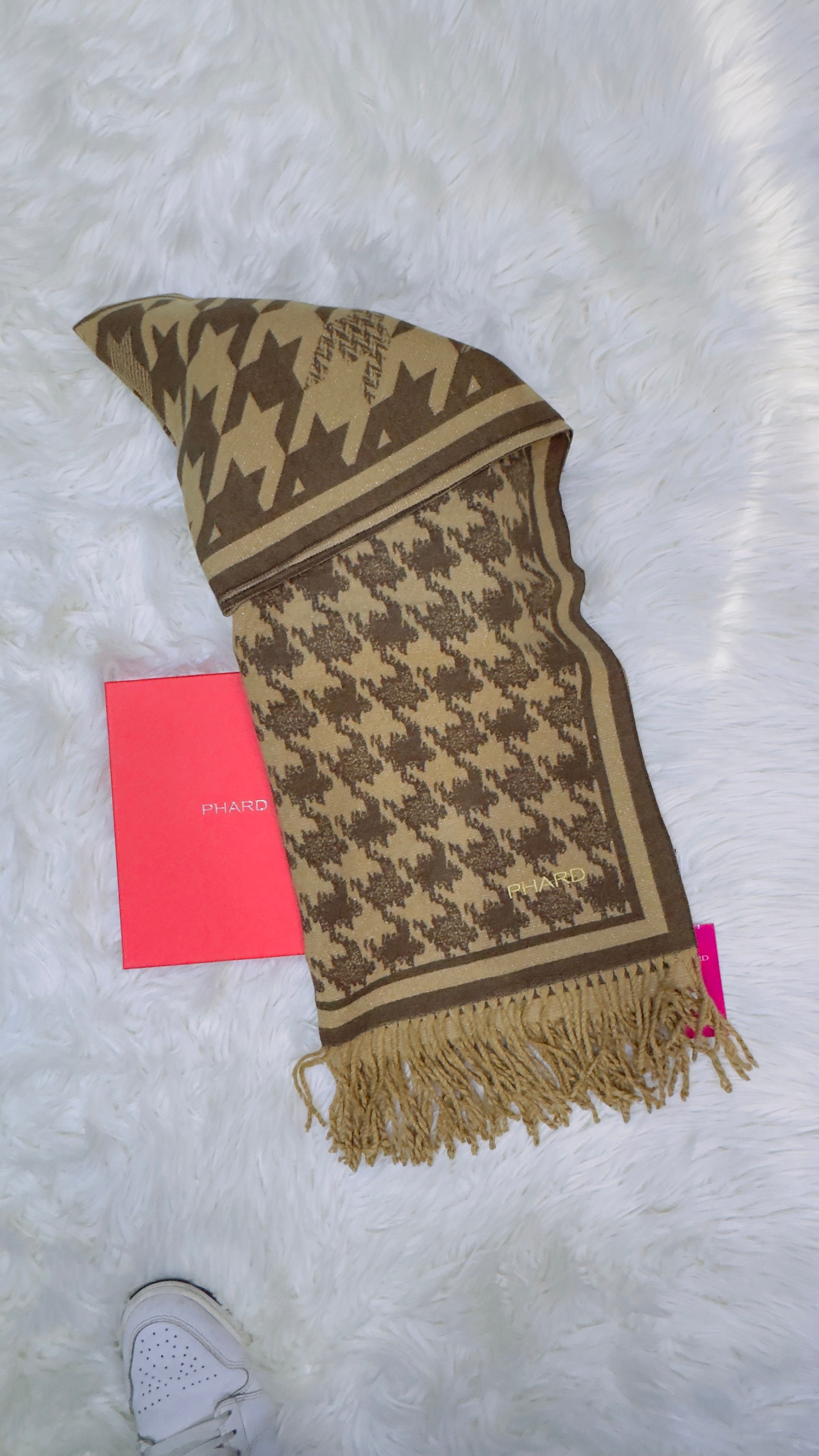 Sciarpa Phard Lurex misura grande con scatola