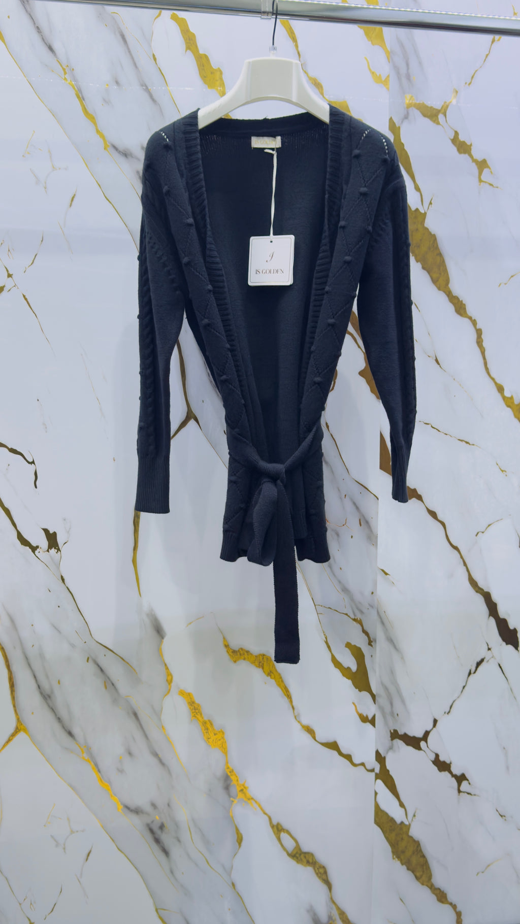 Cardigan isi con cintura