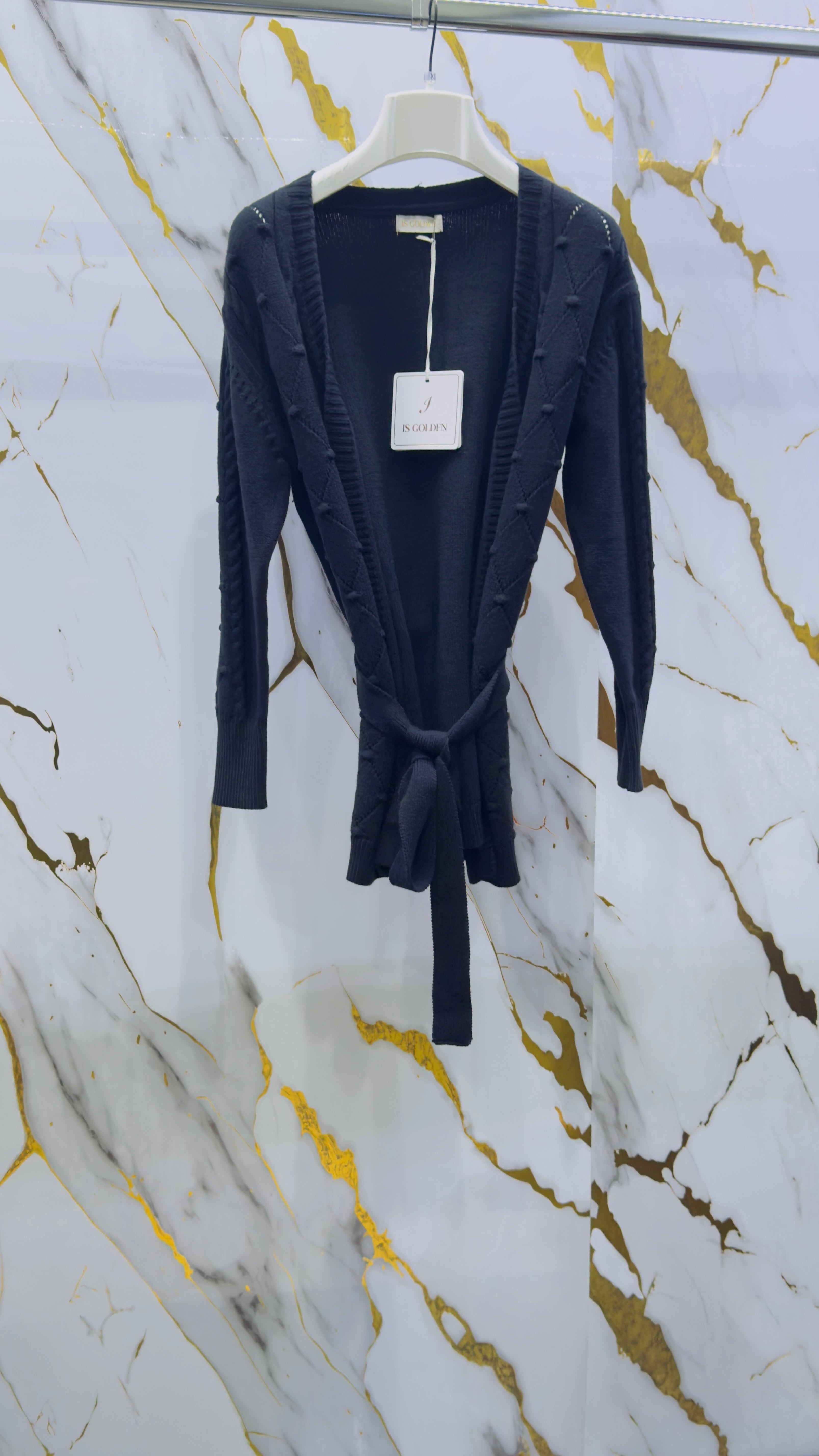 Cardigan isi con cintura