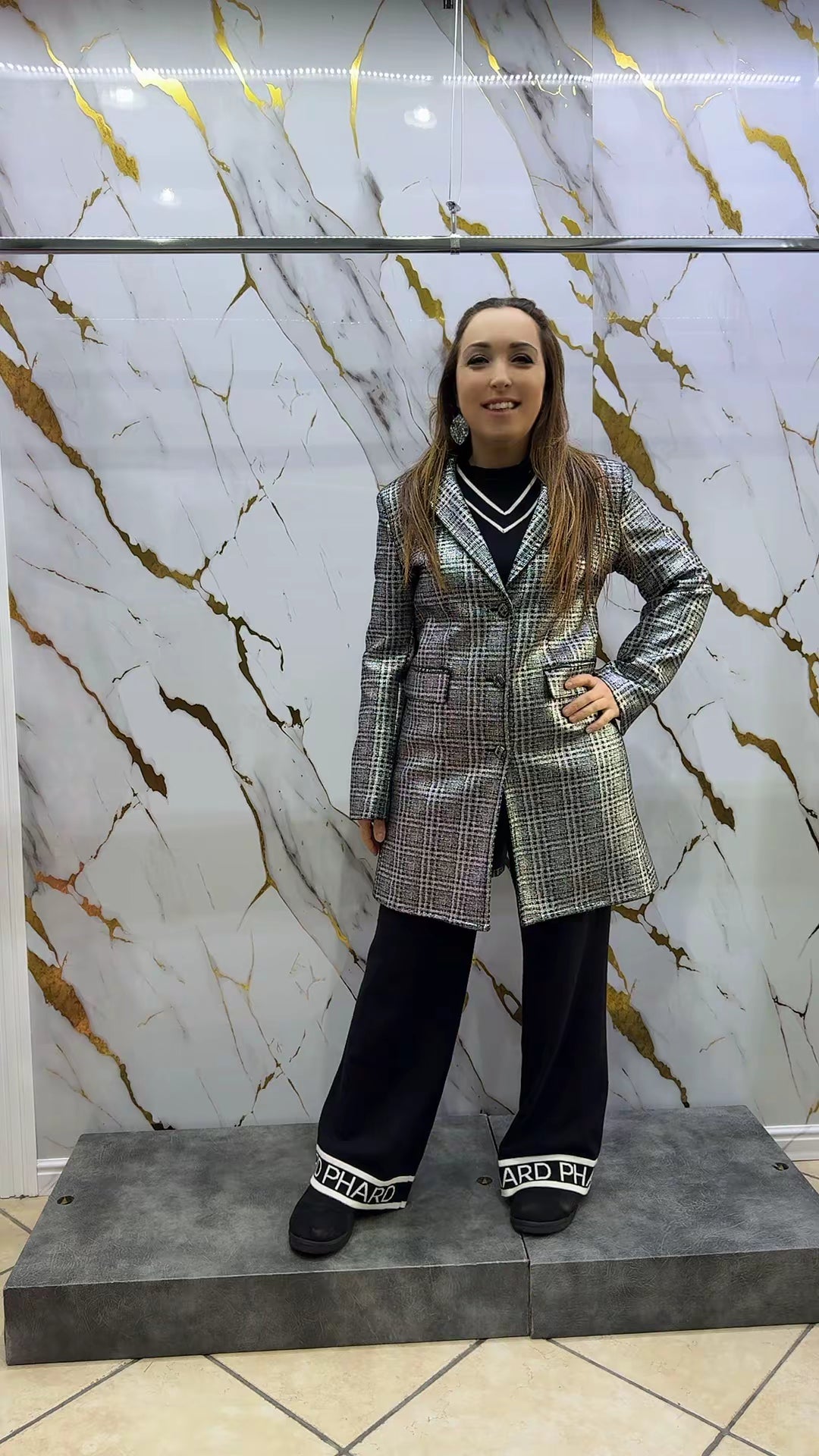 Cappotto Argento Sarah Chole